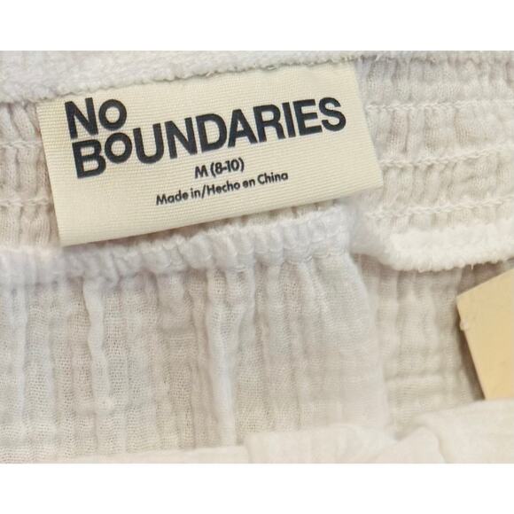 NWT White Gauze Strapless Romper Womens Medium 8-10 100%Cotton clean girl - Picture 3 of 7